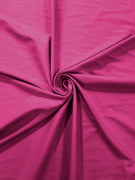 Ponte De Roma Polyester Rayon Spandex Fabric - Solid Color, 320 GSM Knit, Sold By The Yard (1 Yard)