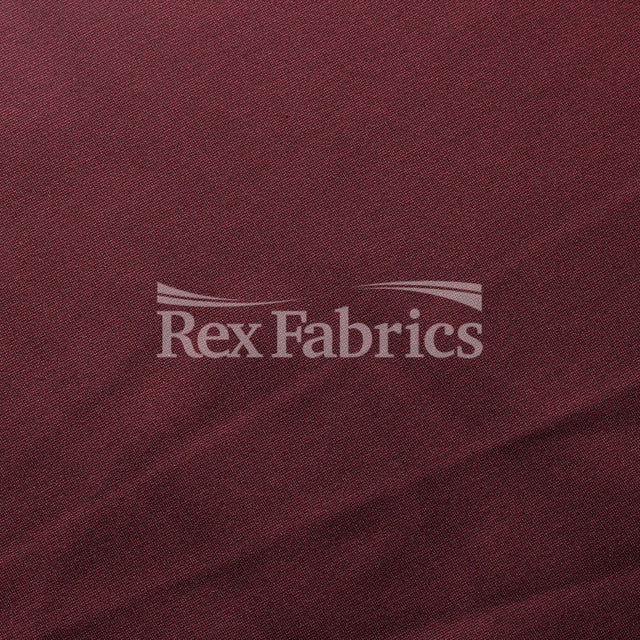 Ponte Viscose Viscose Polyester Spandex Fabric - Black, Burgundy, Hunter, 58-60" Width, 320 GSM (1 Yard)