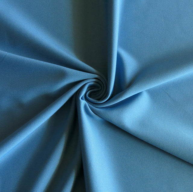 Micropoly Lycra Jersey Knit Fabric Poolside Blue