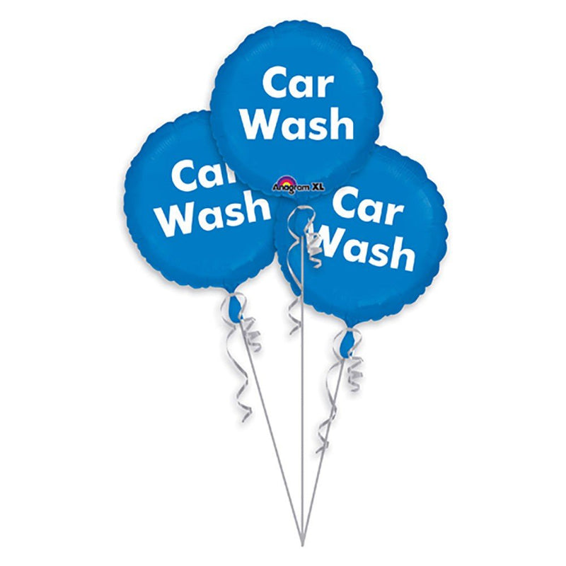 Foil Balloon Pop Car Wash 3 Pack