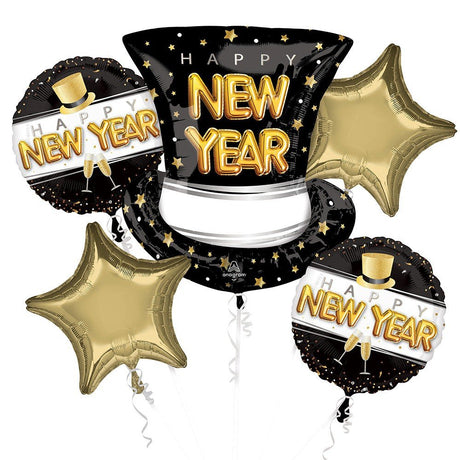 New Year’s Balloon Bouquet