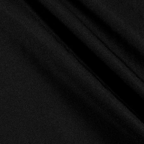Black Polyester Poplin (120″) Fabric,