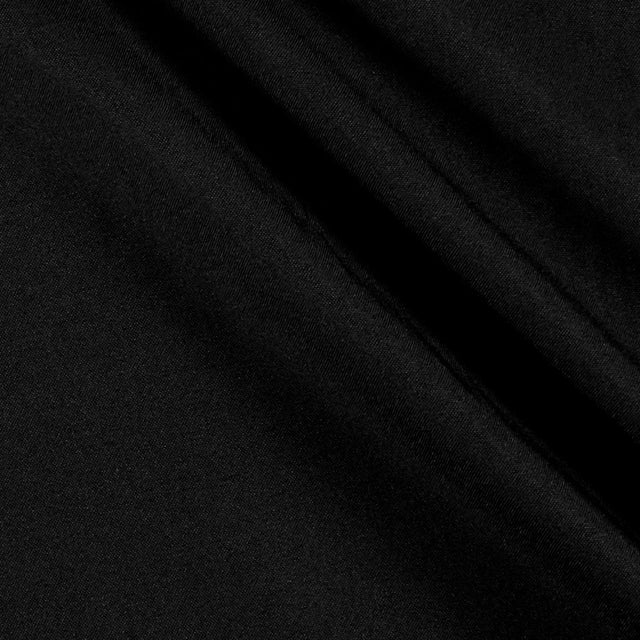 Black Polyester Poplin (120″) Fabric,
