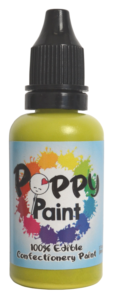 Poppy Paint Avocado – FDA Approved Edible Confectionery Paint for Chocolate & Desserts