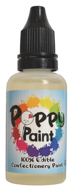 Poppy Paint Thinner Glaze for Cake Decorating – Paint Diluter for Fine Details & Watercolor Effects