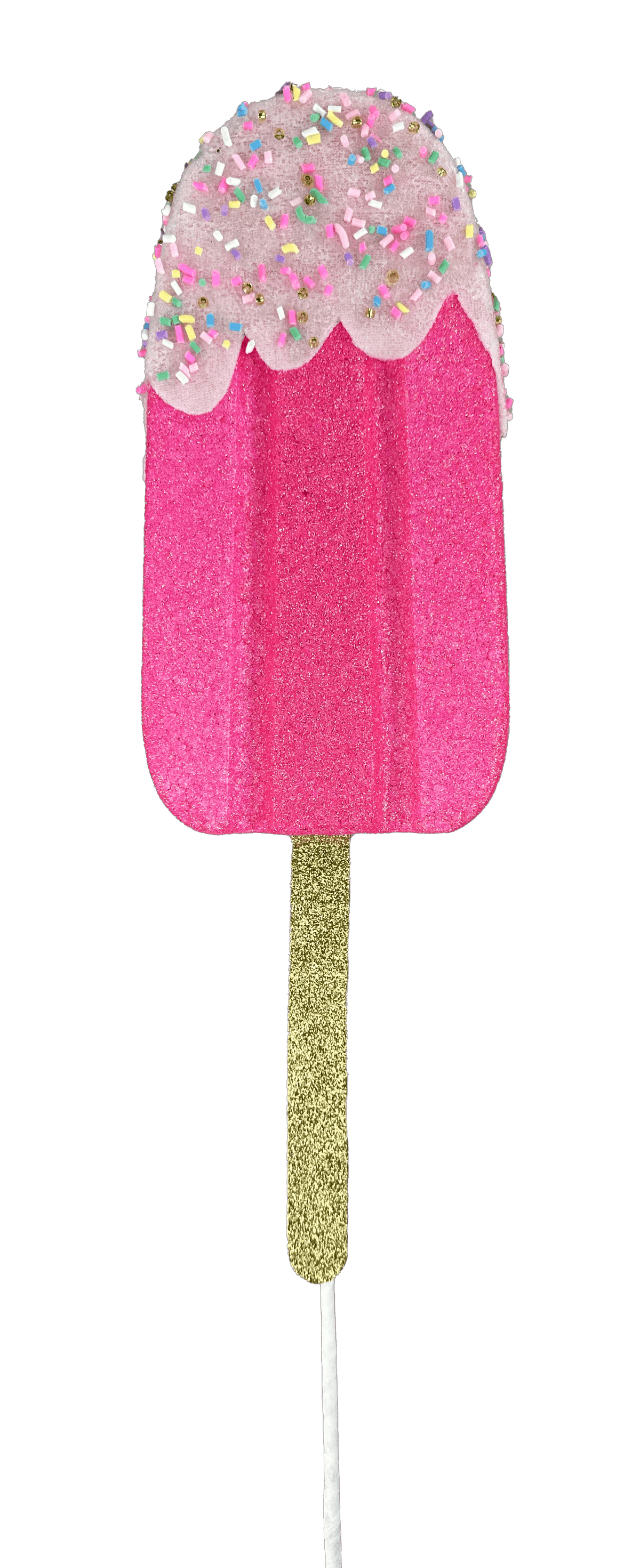 21" Hot Pink Sprinkle Popsicle Spray
