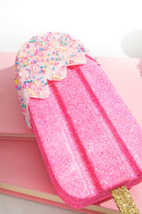 21" Hot Pink Sprinkle Popsicle Spray