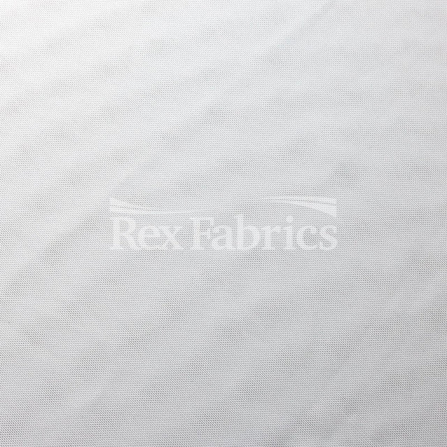 Power PFP Polyester Spandex Fabric - Black or White Solid, 4-Way Stretch, 58" Width (1 Yard)