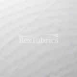 Power PFP Polyester Spandex Fabric - Black or White Solid, 4-Way Stretch, 58" Width (1 Yard)