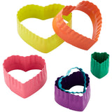 Wilton Heart-Shaped Fondant Cut-Out Set, 6-Piece