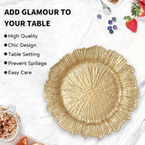 Gold Reef Acrylic Charger Plate 13 Inch