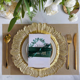 Gold Reef Acrylic Charger Plate 13 Inch