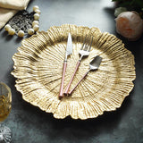 Gold Reef Acrylic Charger Plate 13 Inch