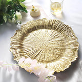 Gold Reef Acrylic Charger Plate 13 Inch