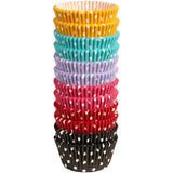 Wilton Assorted Polka Dot Cupcake Liners, 300-Count