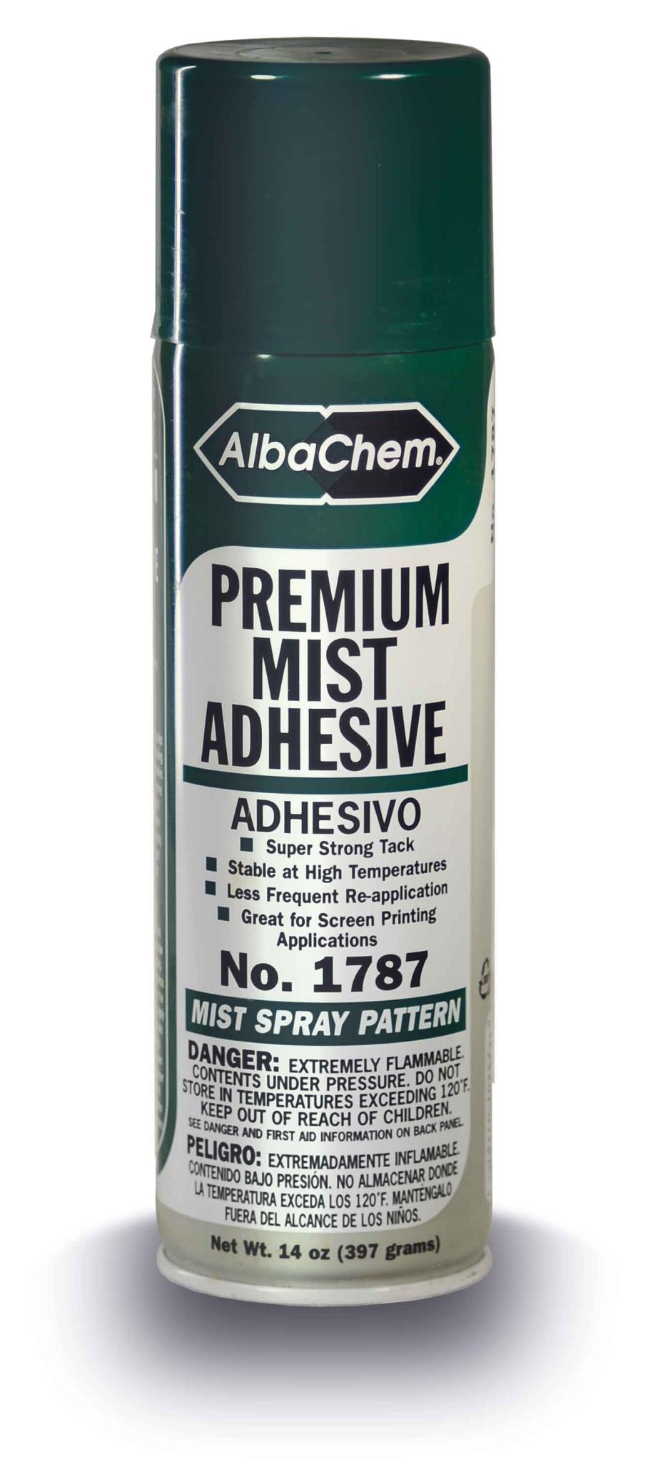 Premium Mist Permanent Fabric Adhesive Spray - Repositionable, Strong Hold, No Residue (1 Can)