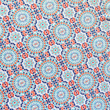 Swim Knit Nylon Spandex Preppy Mosaic Print