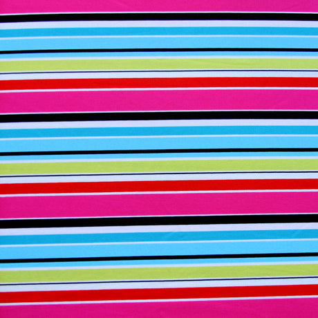 Nylon Spandex Swimsuit Fabric Preppy Stripe