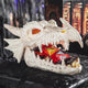 8" Light-Up Dragon Skull Candy Bowl Plastic Halloween Decoration