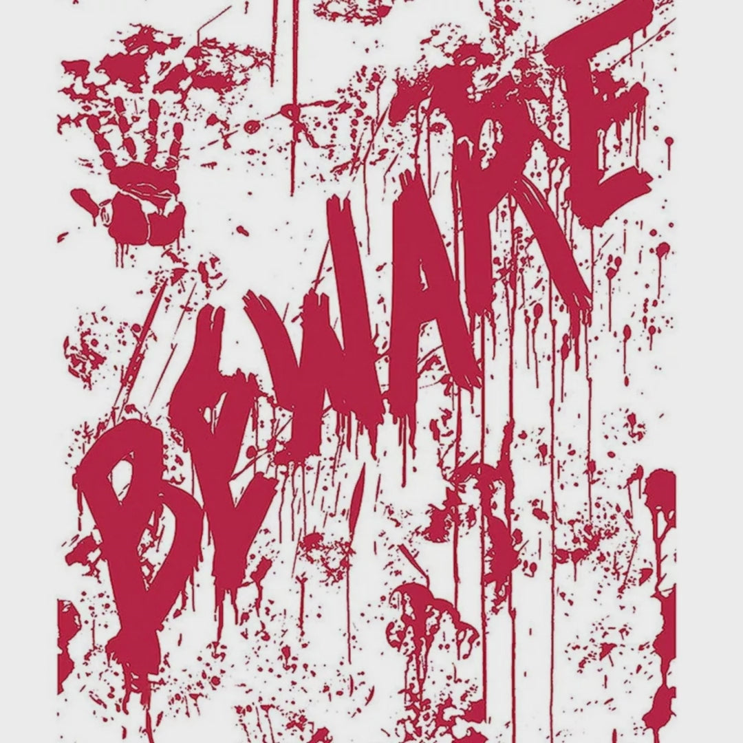 30 Inch Bloody Door Cover Scary Halloween Decoration Indoor Outdoor Prop