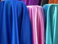 1 Yard 60” Stretch Charmeuse Satin Fabric – 195 GSM, Silky 2 Way Stretch for Bridal, Evening Dresses &amp; Event Décor (97% Polyester, 3% Spandex)