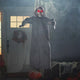 4 Ft Hanging Gray Skeleton Reaper Halloween Decoration