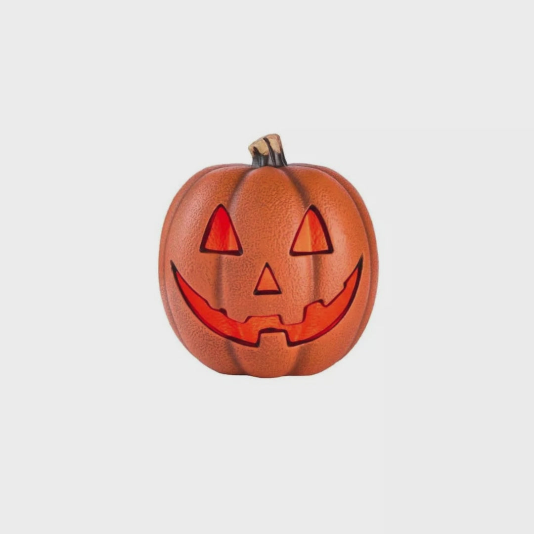 10 in Halloween Classics Plug-in LED Happy Jack-O-Lantern