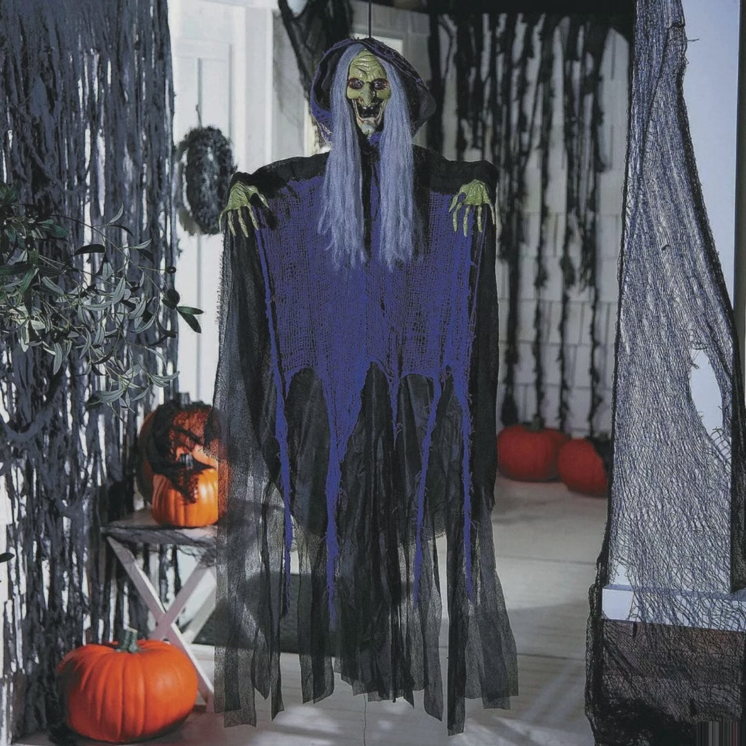 3.5 FT Hanging Witch Halloween Decoration