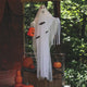 5 Ft 10 3/4" Hanging Light Up Ghost with Pumpkin Bag Halloween Decoration