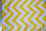 Chevron Lamour Satin Polyester Fabric - Chevron Print, 58/60" Width, Multiple Colors (1 Yard)