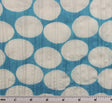 Crinkled Voile Dot Print 100 Percent Polyester Fabric - Blue/White Dot Print, 48/50" Width (1 Yard)