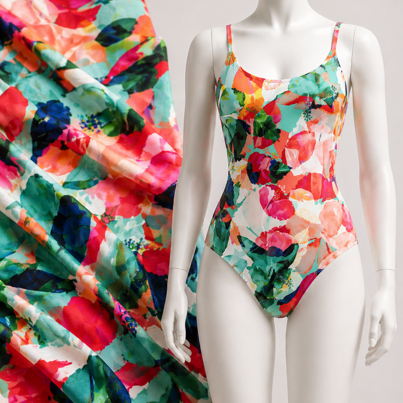 Printed Spandex Fabric European Design