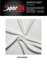 Rabbit Skin Fleece 4-Way Stretch Polyester Spandex PFP White