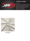 Pro-Stretch Ribbed Fleece White