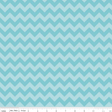 Cotton Lycra Knit Small Chevron Aqua Tonal 27" Remnant