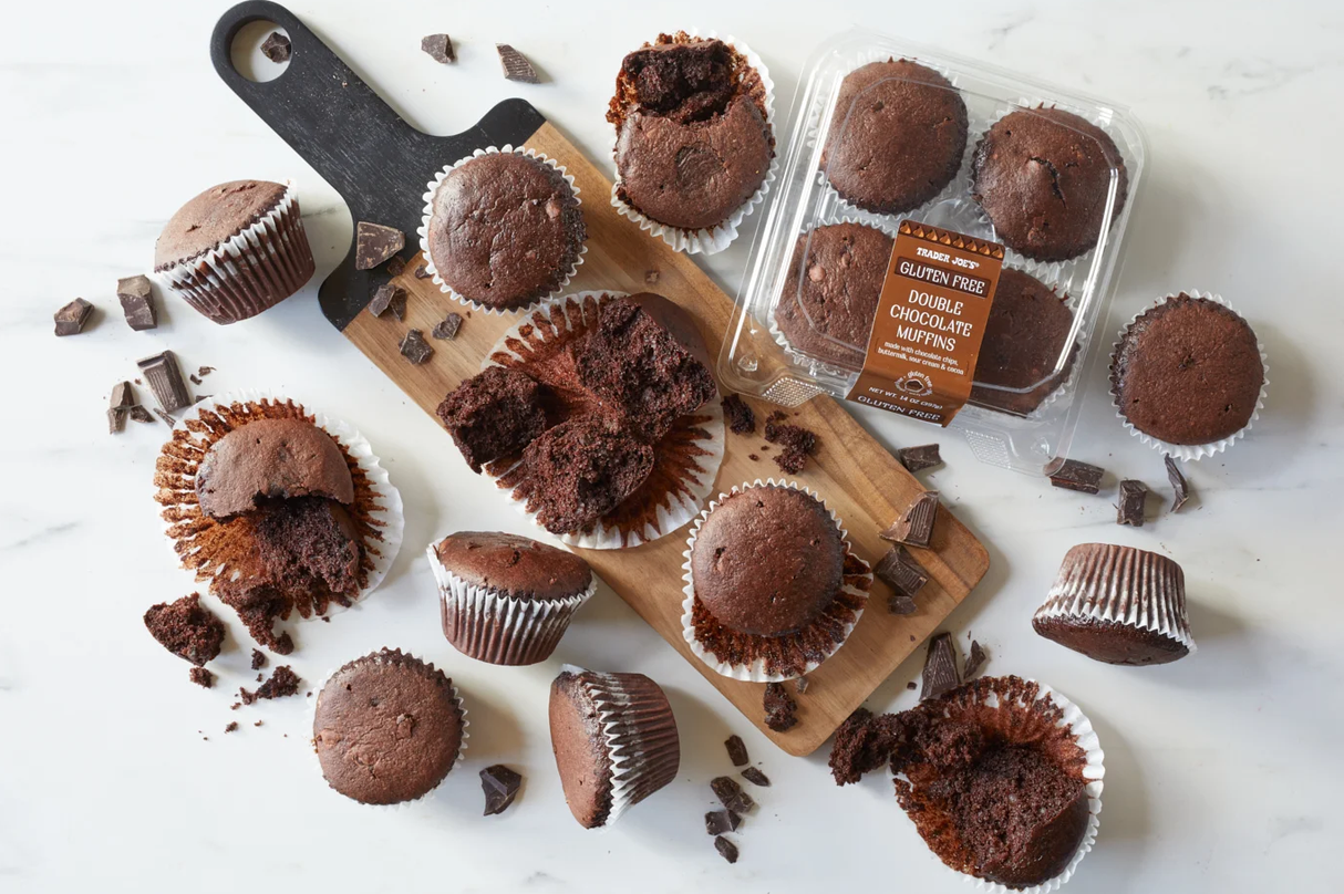 Traders Joe's  Gluten Free Double Chocolate Muffins