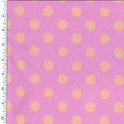 Printed Spandex Orange-Pink Dot Tricot