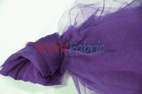 Bridal Tulle Illusion Nylon Tulle Fabric - Sheer Soft Bridal Veil, 108" Width (50 Yard Bolt)