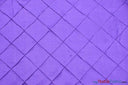 Taffeta Pintuck Fabric - 4" X 4" Diamond Pattern, 58" Width, Multiple Colors (1 Yard)
