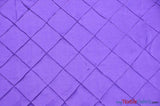 Taffeta Pintuck Fabric - 4" X 4" Diamond Pattern, 58" Width, Multiple Colors (1 Yard)