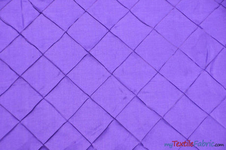 Taffeta Pintuck Fabric - 4" X 4" Diamond Pattern, 58" Width, Multiple Colors (1 Yard)
