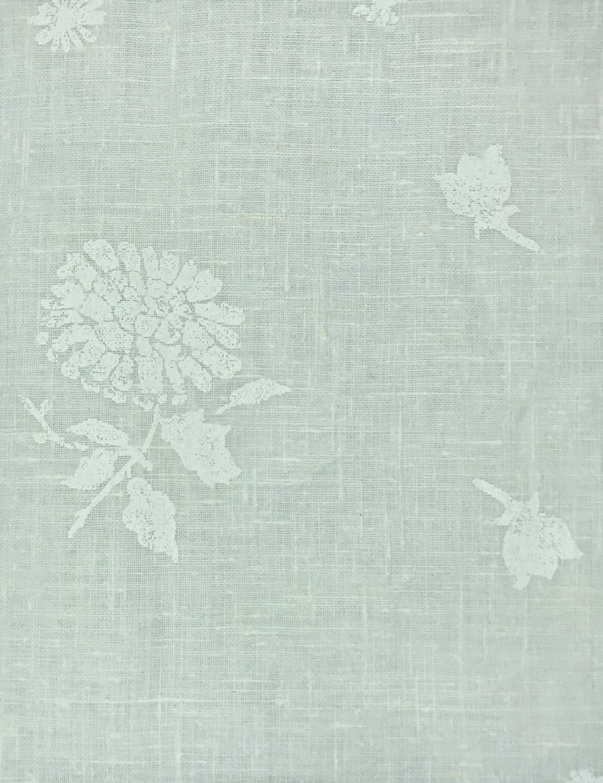 Linen Floral Print Swatch