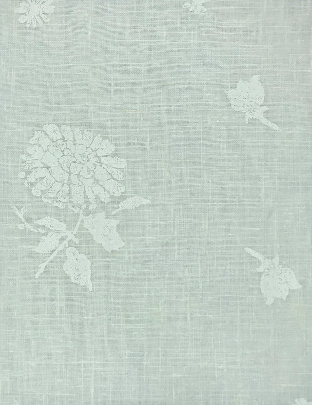Linen Floral Print Swatch