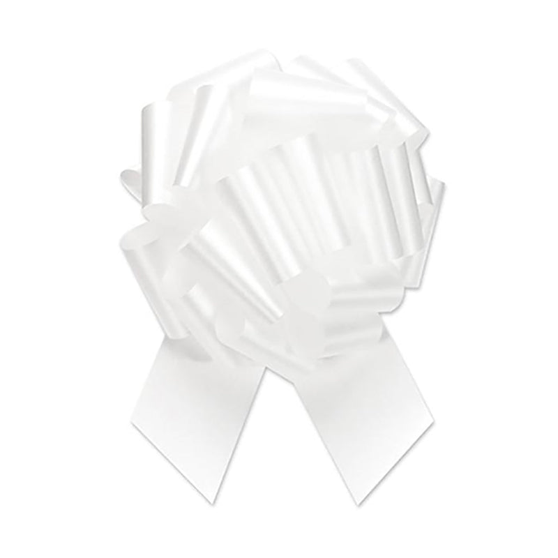 White Pull Bow