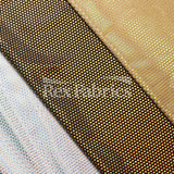 Pulse Holo Nylon Spandex Fabric - Gold/Black, Gold/Gold, Silver/Black, Silver/White Polka Dots, 58/60" Width, 210 GSM (1 Yard)