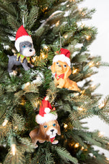 2.5” Resin Pup with Hat Ornament
