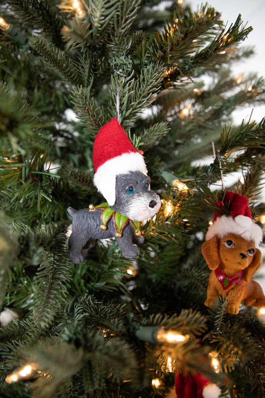 2.5” Resin Pup with Hat Ornament