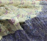 Metallic Brocade Jacquard Lavender Gold