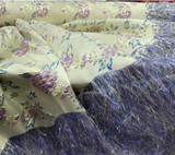 Metallic Brocade Jacquard Lavender Gold