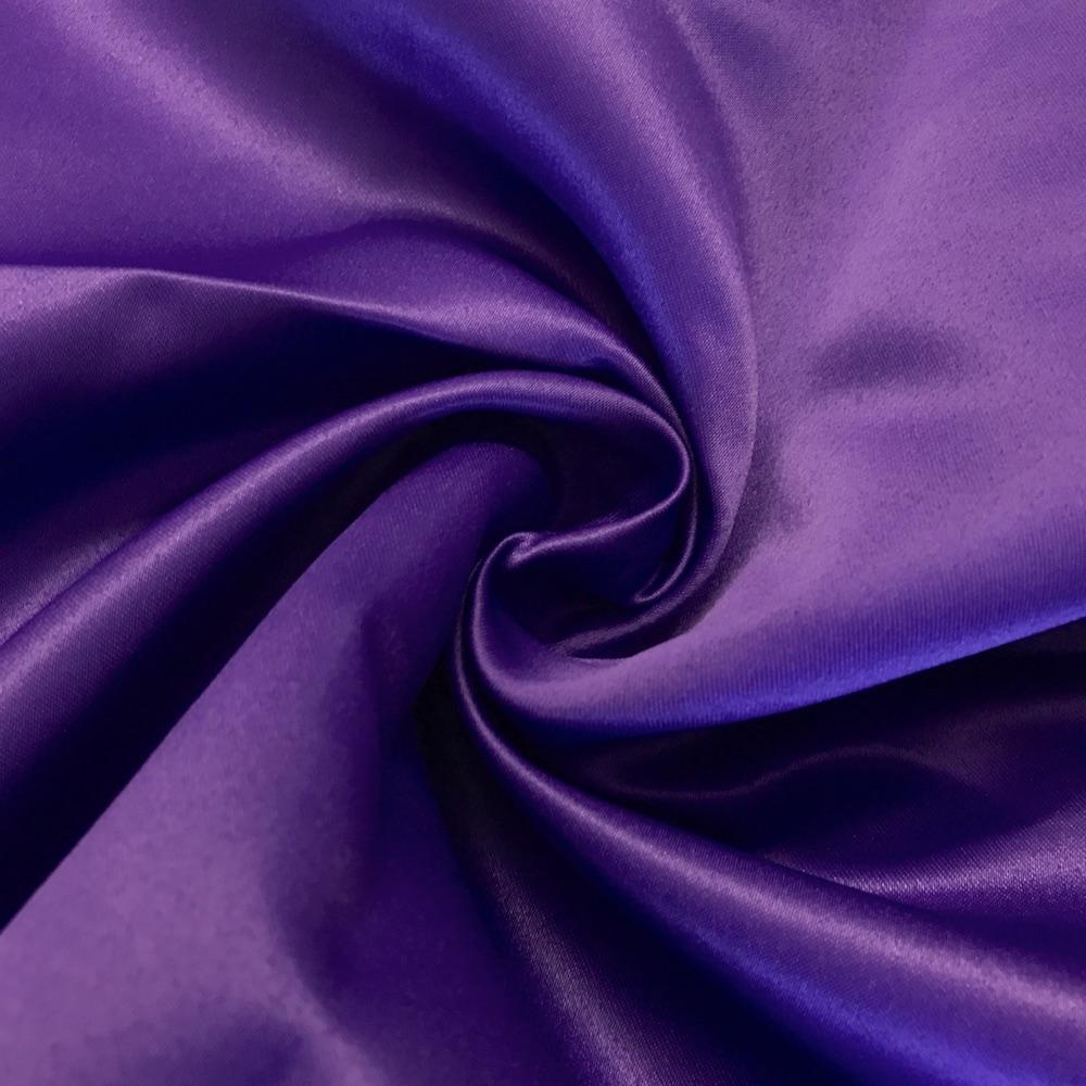 1 Yard Purple Matte Satin Peau de Soie Duchess Satin Fabric, 58/60? Wide, 100% Polyester, Bridesmaid Dress Material
